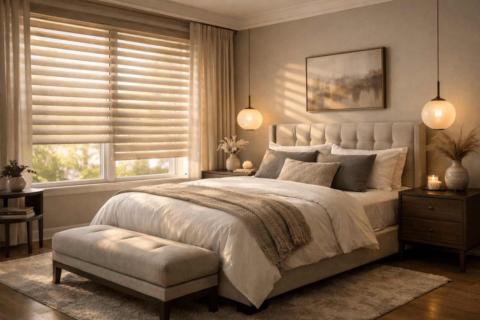 Window Blinds Bedroom